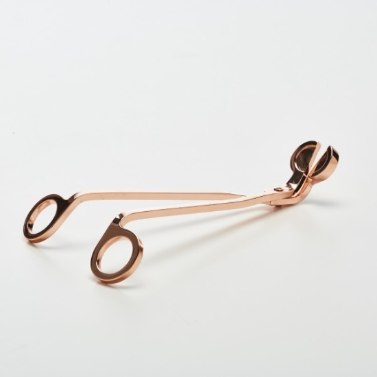 WICK CUTTER GOLD ROSE STAINLESS STEEL | Scissors for candle wicks