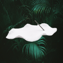 WHITE LEAF | Ceramic incense holder