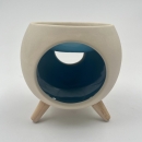 ROUND BLUE | Ceramic incense burner for interiors