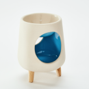 PYRAM BLUE | Ceramic incense burner for interiors