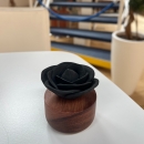 ROSE DU BENGALE BLACK |  Ceramic and acacia wood fragrance diffuser