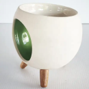 ROUND GREEN | Ceramic incense burner for interiors