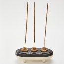 BUDA BLACK | Ceramic incense burner for the home