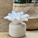 KONGA CREME | Ceramic perfume diffuser vase