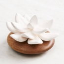 JADE DU TIBET | Porcelain and acacia wood home fragrance diffuser