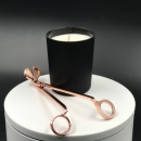 WICK CUTTER GOLD ROSE STAINLESS STEEL | Scissors for candle wicks