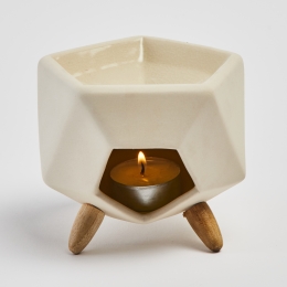 OCTOGO YELLOW | Ceramic incense burner for interiors